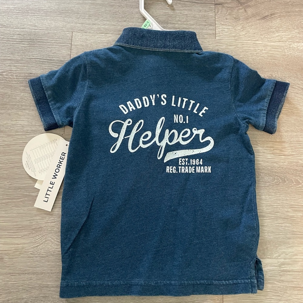 NEW “daddy’s helper” baby shirt